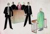 Cartoon: court (small) by cemkoc tagged law,cartoons,hukuk,karikatürleri,cem,ko