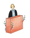 Cartoon: trial (small) by cemkoc tagged trial,judge,judgement,law,court