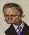 Cartoon: Daniel Craige (small) by StudioCandia tagged caricature,bond