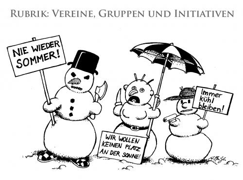 Cartoon: Interessensvertretung (medium) by Andreas Pfeifle tagged verein,gruppe,initiative,interessensvertretung,lobbyismus
