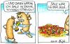 Cartoon: Currywurst-Erfindung (small) by Andreas Pfeifle tagged currywurst,erfindung