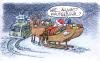 Cartoon: Nikolaus-Mautgebühr (small) by Andreas Pfeifle tagged nikolaus,weihnachten,maut,mautgebühr