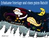 Cartoon: Rocketing Santa (small) by Andreas Pfeifle tagged weihnacht weihnachten weihnachtsmann rakete santa