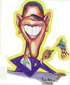 Cartoon: Caricatura de Barack Obama (small) by monkey tagged obama,politicos