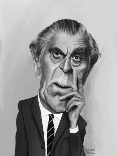 Cartoon: Boris Karloff (medium) by rocksaw tagged boris,karloff