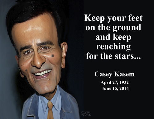 Cartoon: Casey Kasem (medium) by rocksaw tagged caricature,casey,kasem