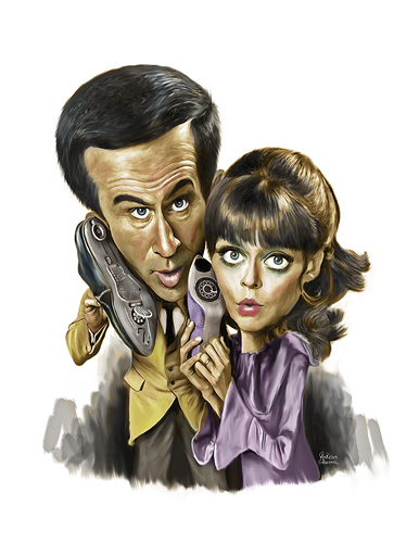 Cartoon: Get Smart (medium) by rocksaw tagged caricature,get,smart