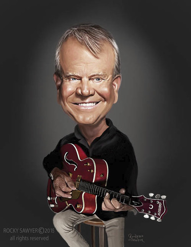 Cartoon: Glen Campbell (medium) by rocksaw tagged caricature,glen,campbell