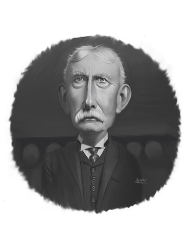 Cartoon: Henry Flagler (medium) by rocksaw tagged henry,flagler