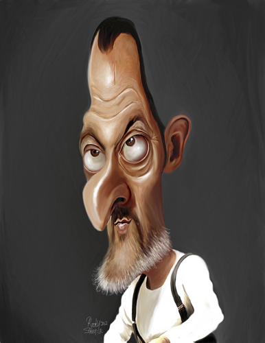 Cartoon: Jean Reno (medium) by rocksaw tagged jean,reno