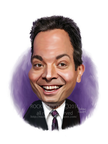 Cartoon: Jimmy Fallon (medium) by rocksaw tagged jimmy,fallon