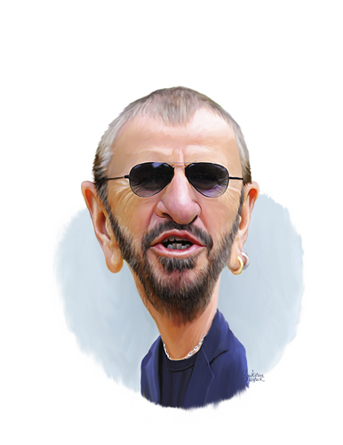 Cartoon: Ringo Starr (medium) by rocksaw tagged ringo,starr