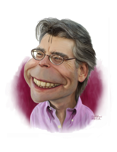 Cartoon: Stephen King (medium) by rocksaw tagged caricature,stephen,king