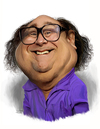 Cartoon: Danny DeVito (small) by rocksaw tagged danny,devito