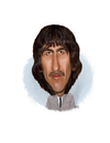 Cartoon: George Harrison (small) by rocksaw tagged george,harrison