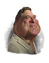 Cartoon: John Goodman (small) by rocksaw tagged caricature,john,goodman