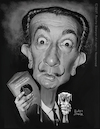 Cartoon: Salvador Dali (small) by rocksaw tagged caricature,salvador,dali