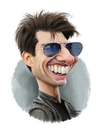 Cartoon: Tom Cruise (small) by rocksaw tagged caricature,tom,cruise