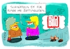 Cartoon: Hundezeitung (small) by Holga Rosen tagged bild,springer