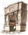 Cartoon: Italia (small) by Tchavdar tagged italia,risorgimento,unita,tchavdar,150,anni