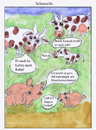 Cartoon: Sehnsucht (small) by FMWalter tagged kuh,rindvieh,angelamerkel,schweinsteiger,messi,fußball