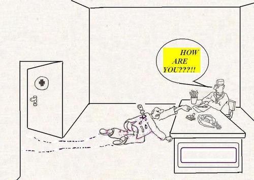 Cartoon: How Are You (medium) by k962 tagged naskov,kostadin