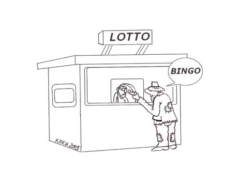Cartoon: Bingo (medium) by Kostadin tagged naskov,kostadin