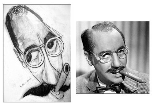 Cartoon: Groucho Marx (medium) by k962 tagged film,actor