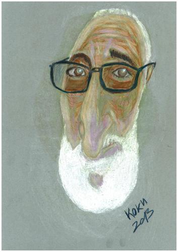 Cartoon: Oktemer Koksal_03 (medium) by k962 tagged portrait