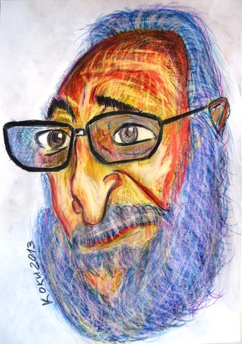 Cartoon: Oktemer Koksal 2 (medium) by k962 tagged portrait