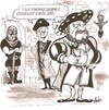 Cartoon: cutting edge divorce (small) by ade tagged henryv111,executioner,divorce,tudor