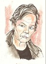 Cartoon: Judi Dench as M (small) by ade tagged bond,dench