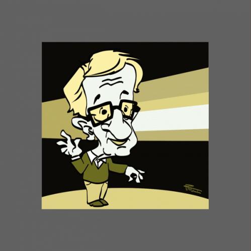 Cartoon: Woody (medium) by Michele Rocchetti tagged woody,allen,director,manhattan,caricature,cartoon