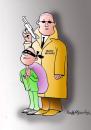 Cartoon: BODYGUARD (small) by tayfur tagged tayfur