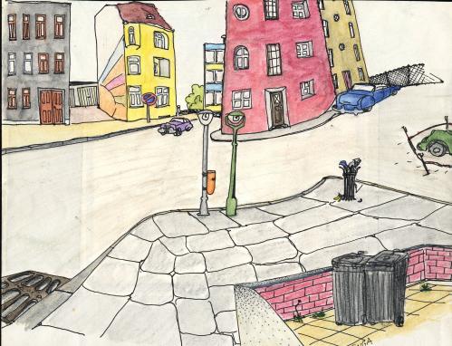 Cartoon: street (medium) by gina tagged no,tags,