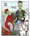 Cartoon: Italy 150 years later (small) by Atride tagged silvio berlusconi umberto bossi italia italy giuseppe garibaldi vittorio emanuele ii