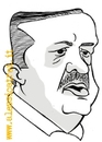 Cartoon: Recep Tayyip Erdogan (small) by Atride tagged erdogan,turkey,türkiye