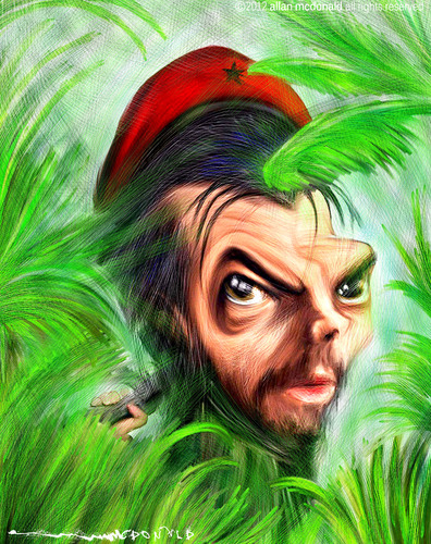 Cartoon: CHE GUEVARA (medium) by allan mcdonald tagged che