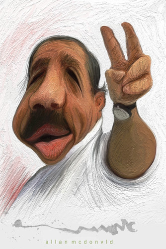 Cartoon: DANIEL ORTEGA (medium) by allan mcdonald tagged nicaragua