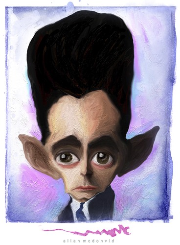 Cartoon: FRANZ KAFKA (medium) by allan mcdonald tagged literatura