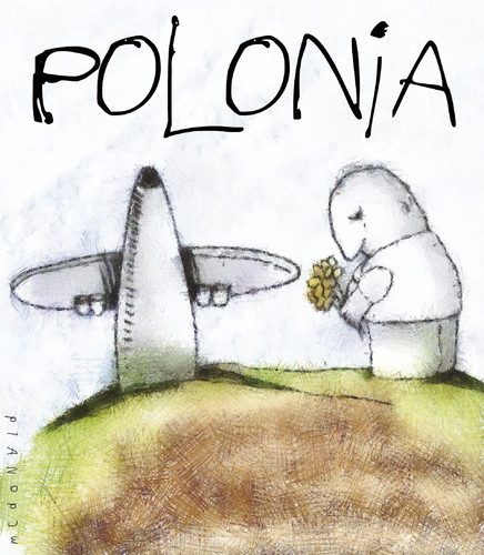 Cartoon: polonia llora (medium) by allan mcdonald tagged tragedia