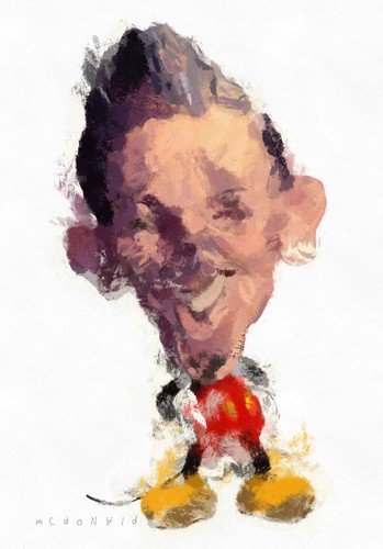 Cartoon: walt disney (medium) by allan mcdonald tagged disney