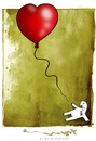 Cartoon: EL AMOR UN DIA (small) by allan mcdonald tagged amor