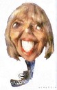 Cartoon: Jan Brewer (small) by allan mcdonald tagged migrantes