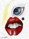 Cartoon: Marilyn Monroe (small) by allan mcdonald tagged cine