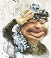 Cartoon: YASIR   ARAFAT (small) by allan mcdonald tagged palestina