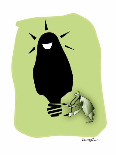 Cartoon: abortion... (medium) by ismail dogan tagged turkey