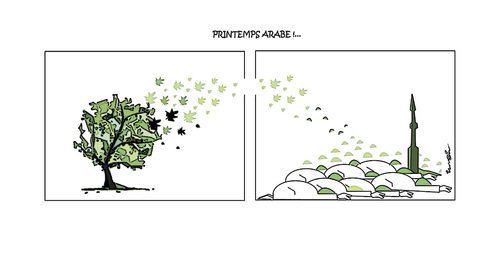 Cartoon: Arab Spring !... (medium) by ismail dogan tagged arab,spring