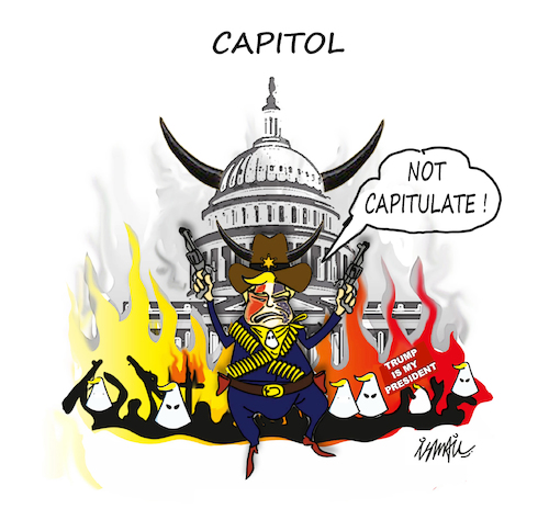 Cartoon: Capitol (medium) by ismail dogan tagged capitol