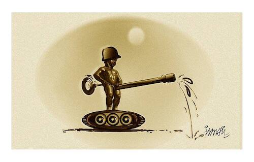 Cartoon: Childeren and War (medium) by ismail dogan tagged war